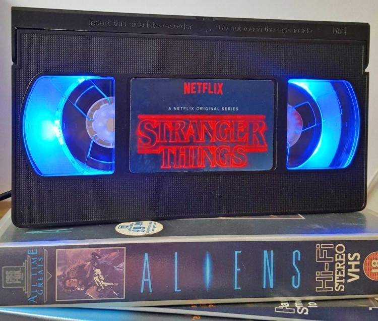 Stranger Things VHS Night-Light - Retro VHS lamp