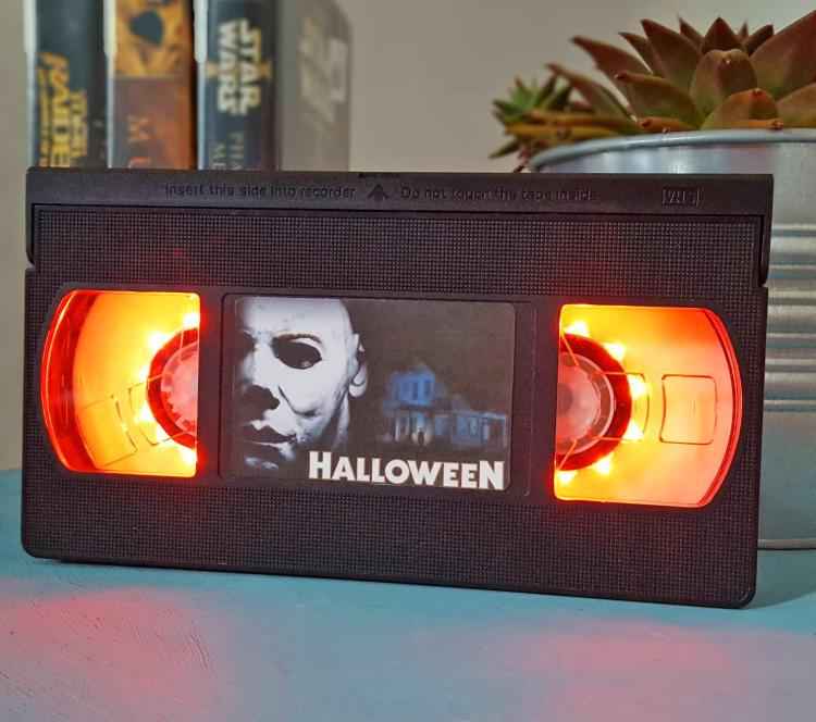 Halloween VHS Night-Light - Retro VHS lamp