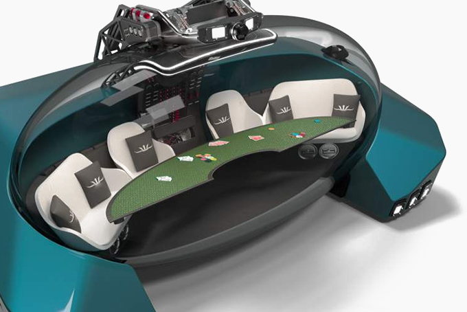 Submersible Underwater Viewing Theater Submarine Triton 660 AVA