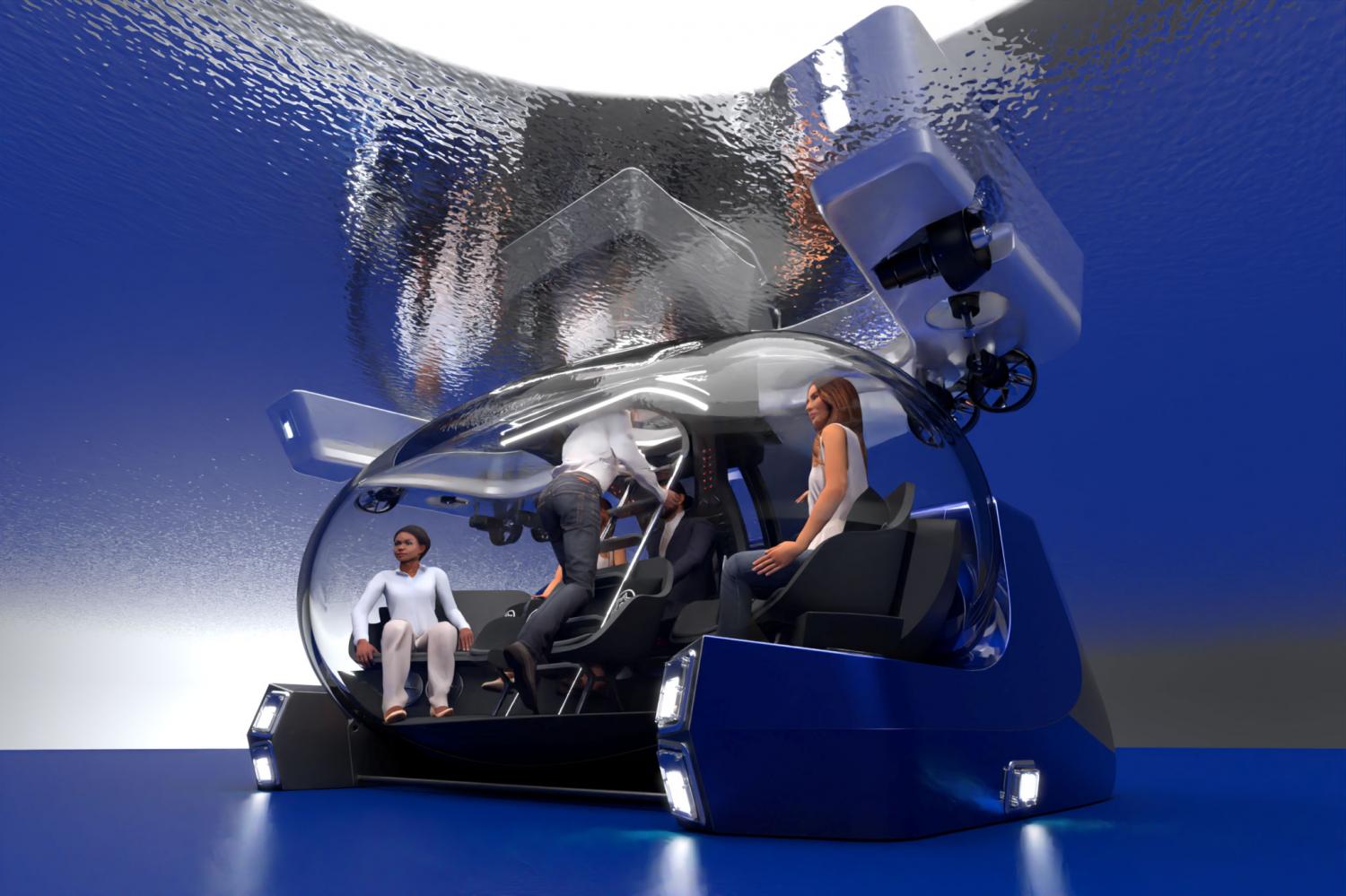 Submersible Underwater Viewing Theater Submarine Triton 660 AVA