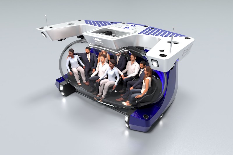 Submersible Underwater Viewing Theater Submarine Triton 660 AVA