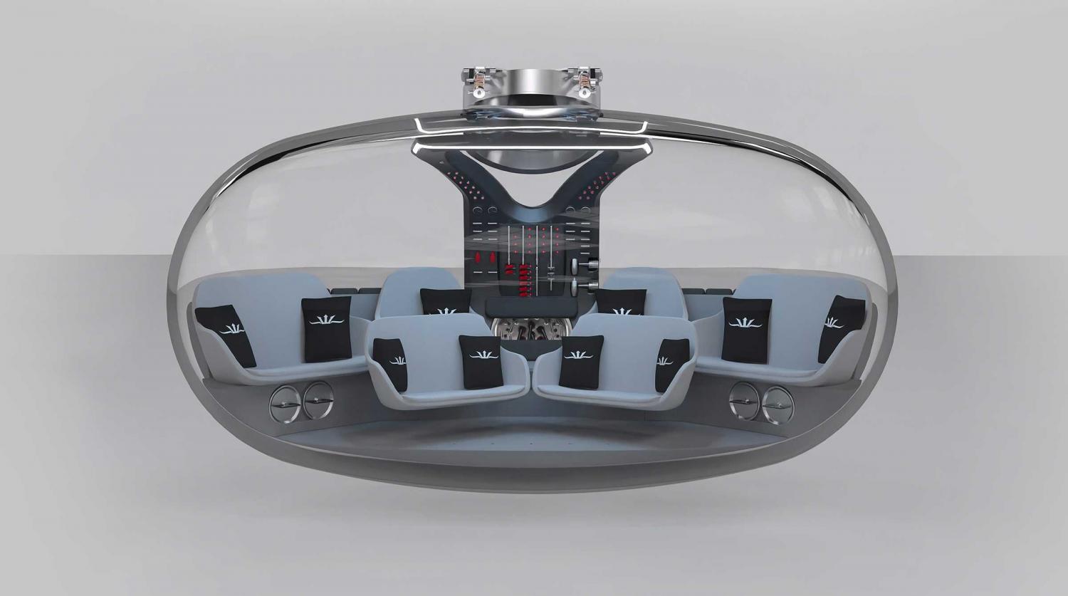 Submersible Underwater Viewing Theater Submarine Triton 660 AVA