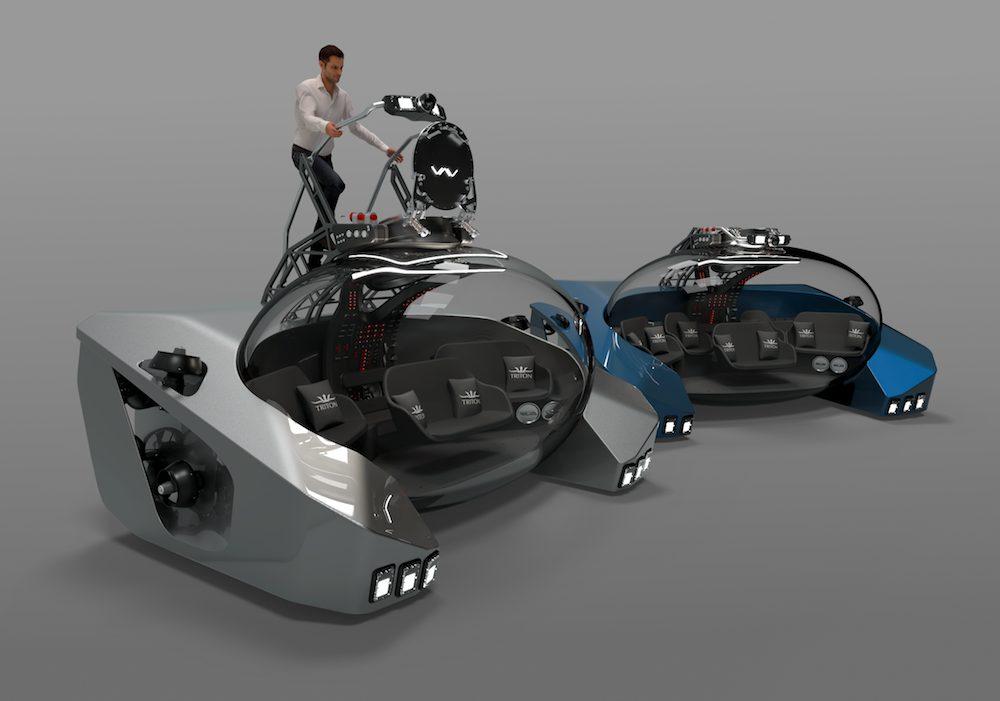 Submersible Underwater Viewing Theater Submarine Triton 660 AVA