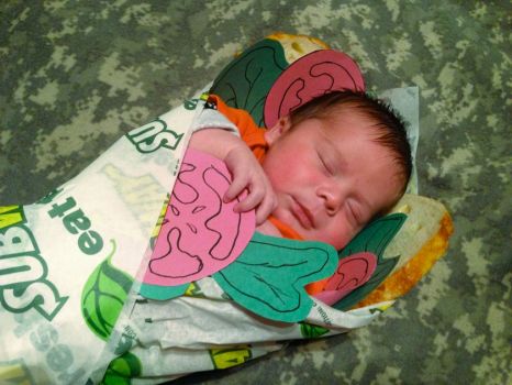 Subway Baby Blanket Turns Your Little One Into a Subway Sandwich