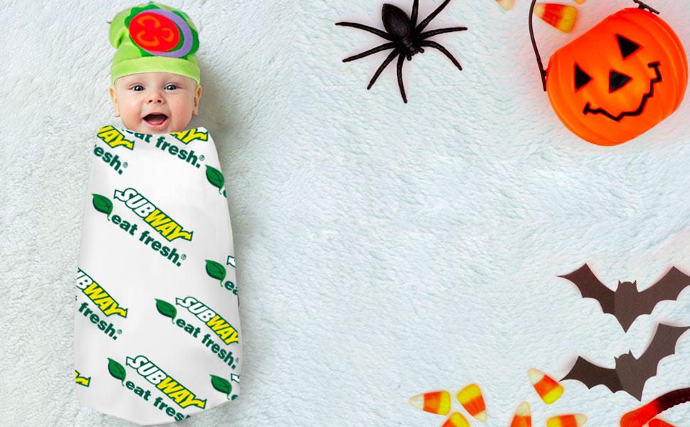 Subway Baby Blanket Turns Your Little One Into a Subway Sandwich