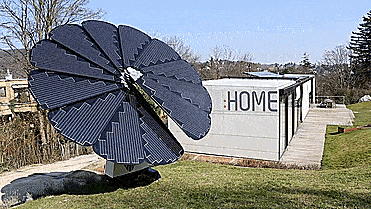 Sun-Tracking Smart Flower Shaped Solar Power Solution