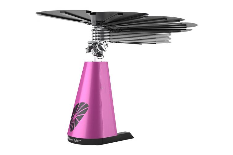Sun-Tracking Smart Flower Shaped Solar Power Solution - Solar Tree