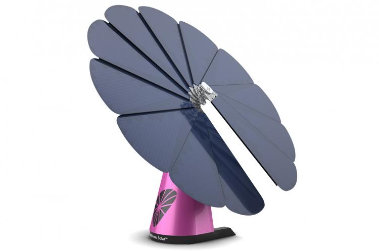 Sun-Tracking Smart Flower Shaped Solar Power Solution - Solar Tree