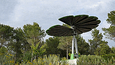 Sun-Tracking Smart Flower Shaped Solar Power Solution - Solar Tree