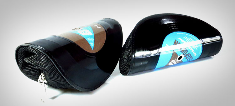 Glasses Made From Old Vinyl Records