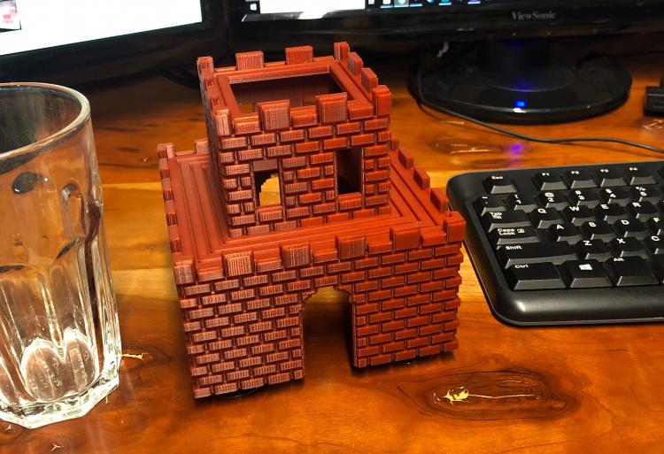 Super Mario Aquarium - NES Mario Fish Tank Castle - Mario underwater level made in aquarium