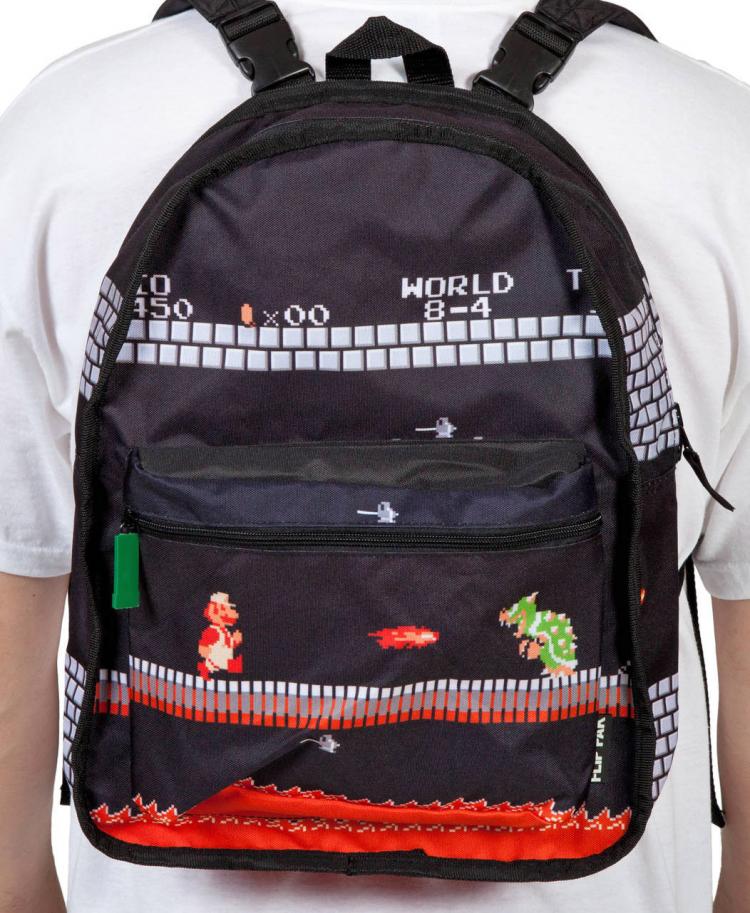 Super Mario Bros Reversible Backpack