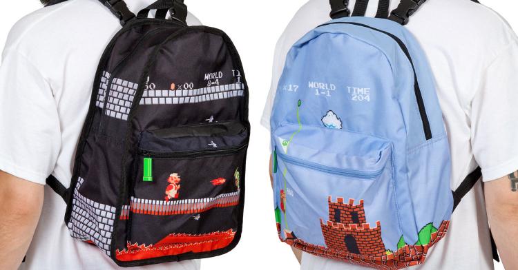 Super Mario Bros Reversible Backpack