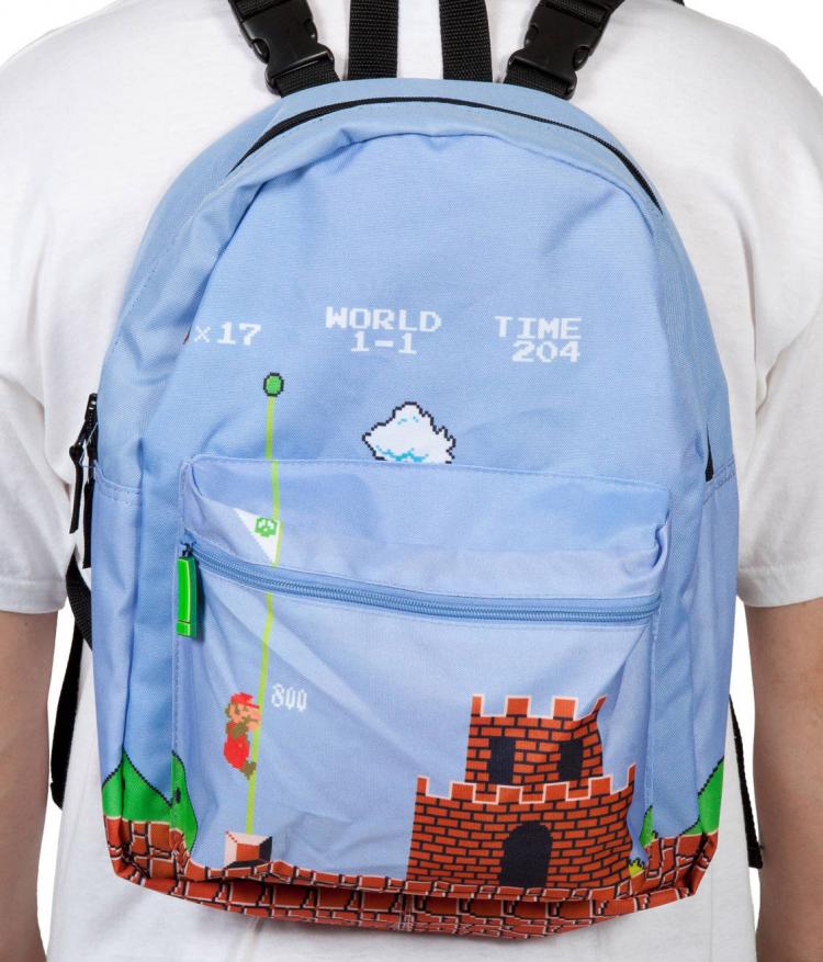 Super Mario Bros Reversible Backpack