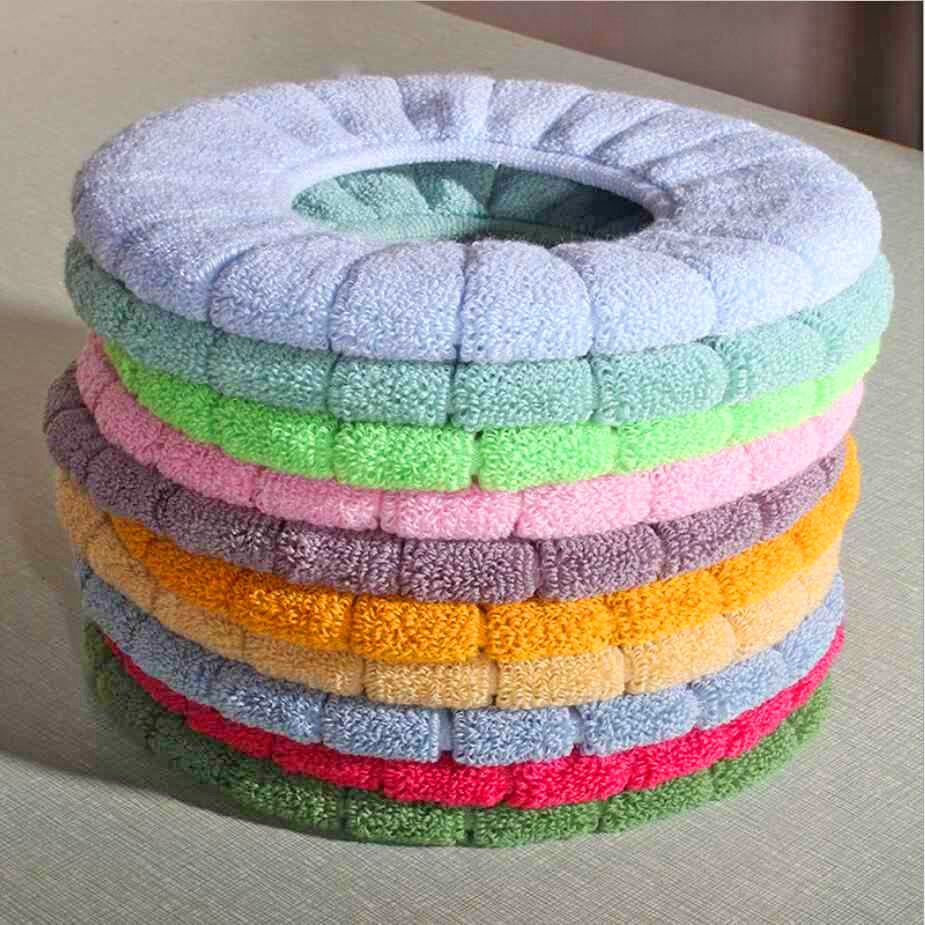 Super Soft Padded Toilet Seat Cover - Fabric warm toilet seat cover