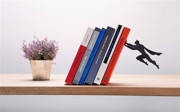 Super Shelf Superman Floating Book Shelf - Superman Book Holder
