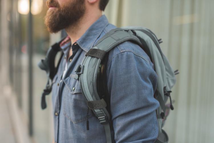 SuperStraps Straps attach to backpack straps relieve backpack strain - back/neck backpack relief