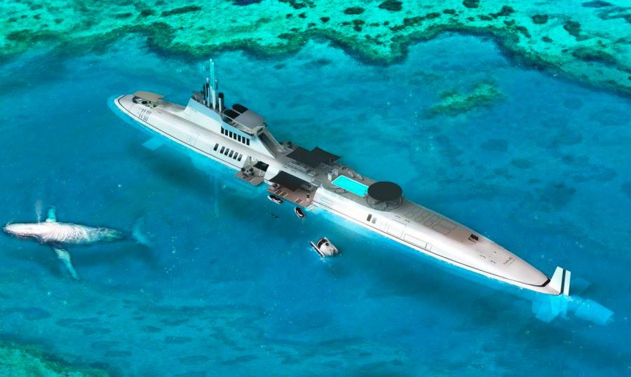 Migaloo Superyacht Submarine - Submersive submarine yacht