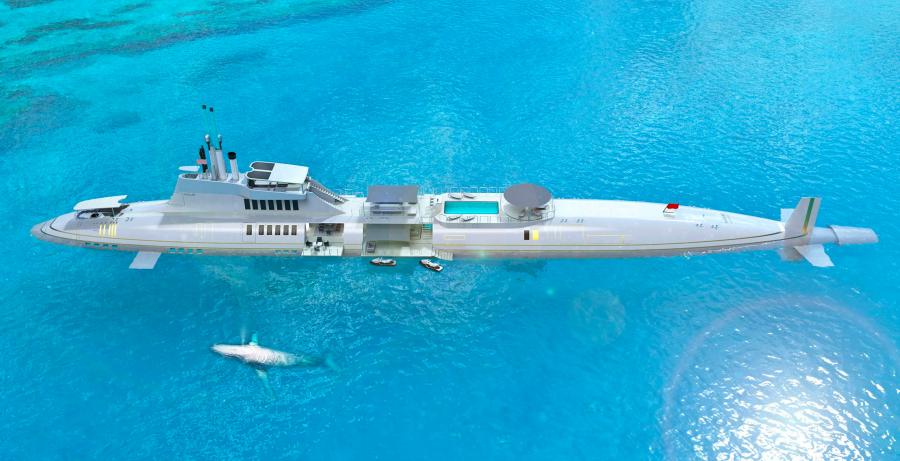 Migaloo Superyacht Submarine - Submersive submarine yacht