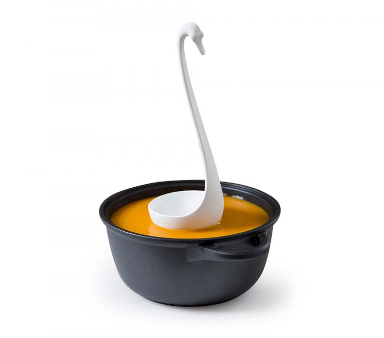 Self-Balancing Swan Ladle - Swanky Swan Floating Cooking Ladle