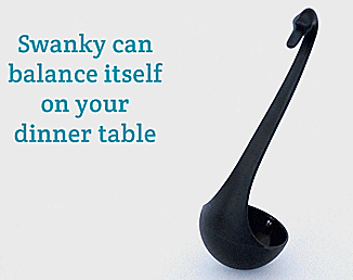 Self-Balancing Swan Ladle - Swanky Swan Floating Cooking Ladle