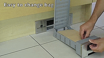 Sweepovac - In Wall Kitchen Vacuum - Eliminates Need For Dustpan