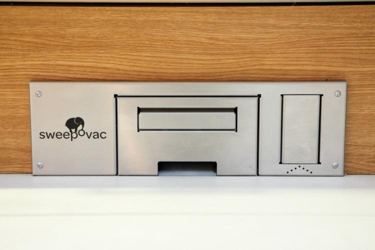 Sweepovac - In Wall Kitchen Vacuum - Eliminates Need For Dustpan