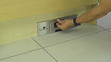 Sweepovac - In Wall Kitchen Vacuum - Eliminates Need For Dustpan