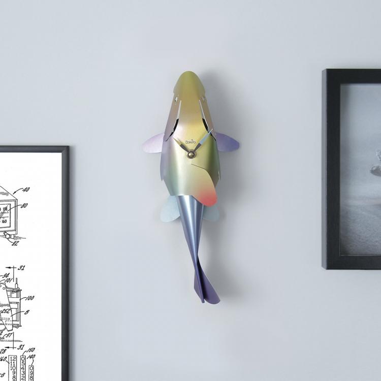 Swimming Fish Pendulum Clocks - Bonito Swinging Fish tail pendulum clock