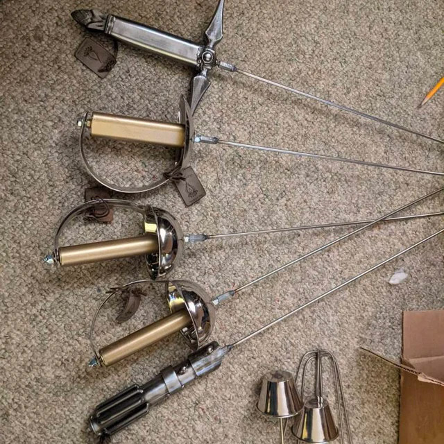 Metal Sword Campfire Roaster Sticks
