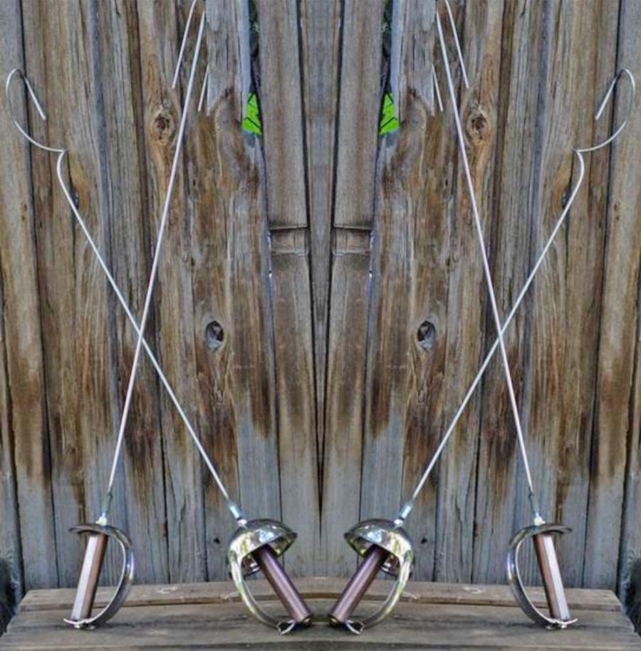 Metal Sword Campfire Roaster Sticks