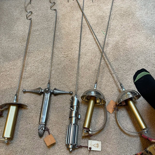 Metal Sword Campfire Roaster Sticks