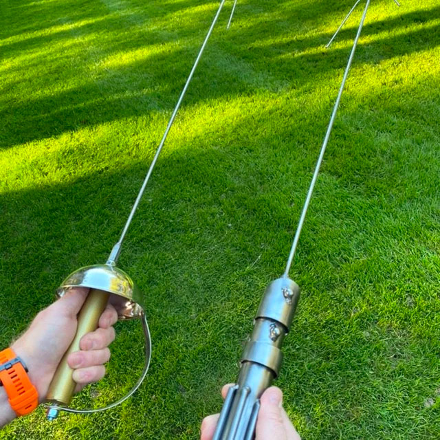 Metal Sword Campfire Roaster Sticks