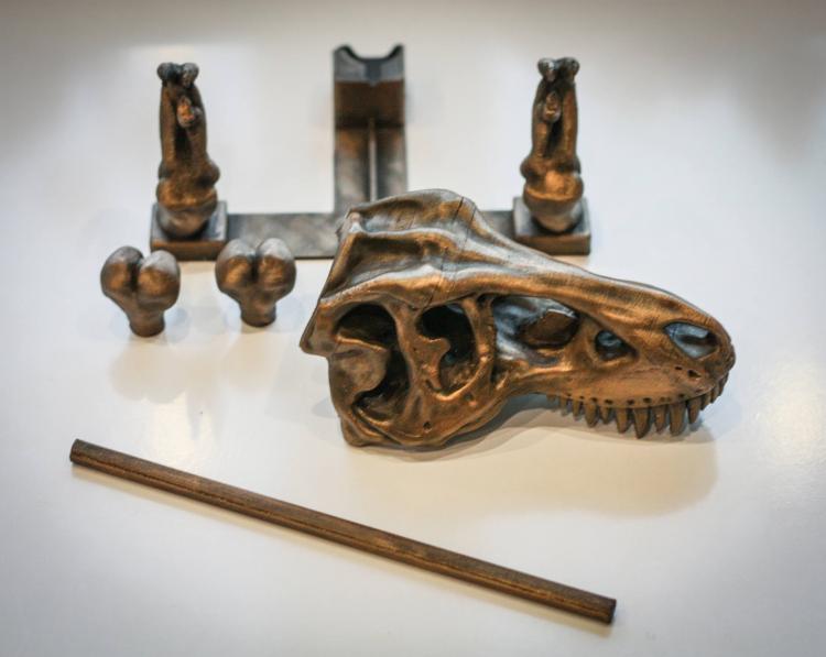 T-Rex Dinosaur Skeleton Toilet Paper Holder