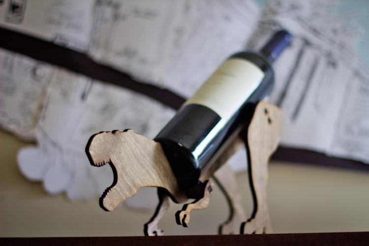 T-Rex Dinosaur Wine Bottle Holder