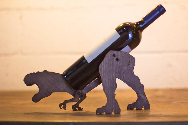 T-Rex Dinosaur Wine Bottle Holder