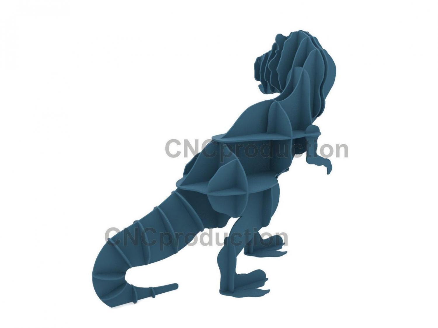 Giant 3D T-Rex Kids Shelf