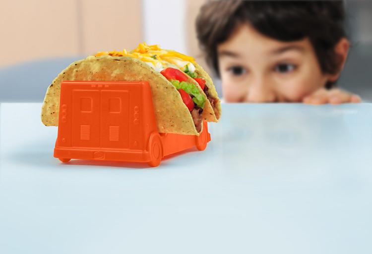 Taco Truck Taco Holder Plate - Taco Holder plate shaped like a truck