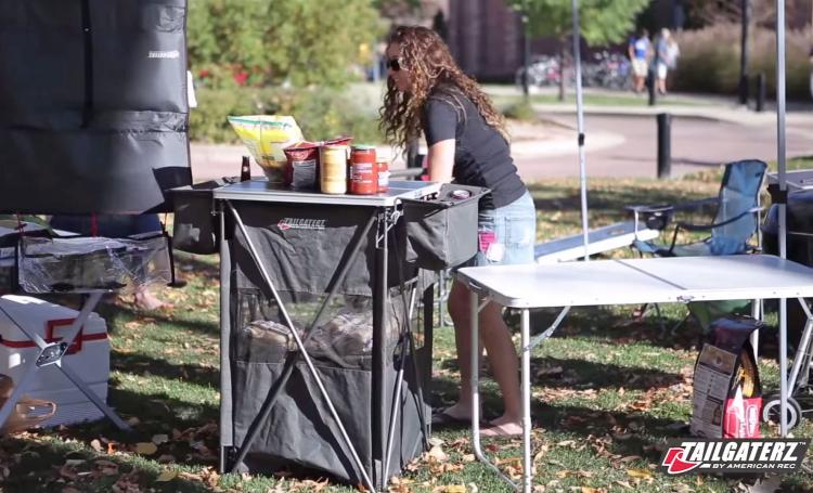 Tailgaterz Tailgating Tavern Popup Serving Table