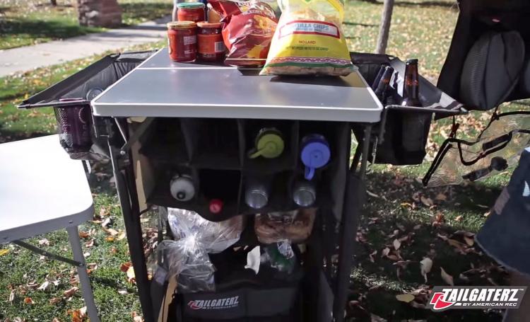 Tailgaterz Tailgating Tavern Popup Serving Table