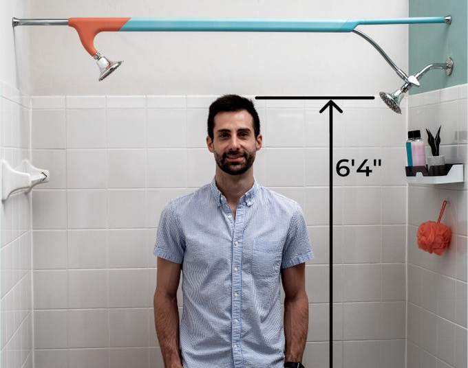 Tandem Shower Kit Converts Your Shower Head Into a Double Shower Head