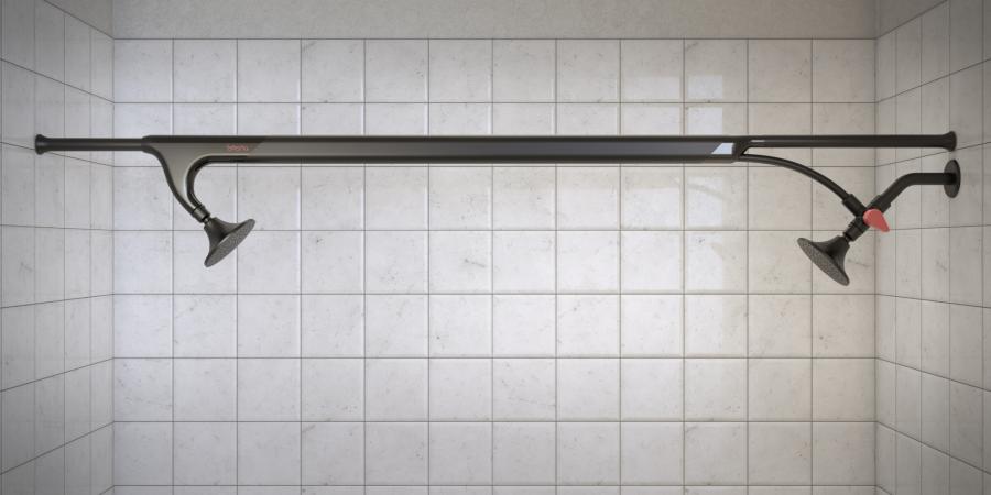 Tandem Shower Kit Converts Your Shower Head Into a Double Shower Head