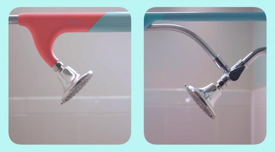 Tandem Shower Kit Converts Your Shower Head Into a Double Shower Head
