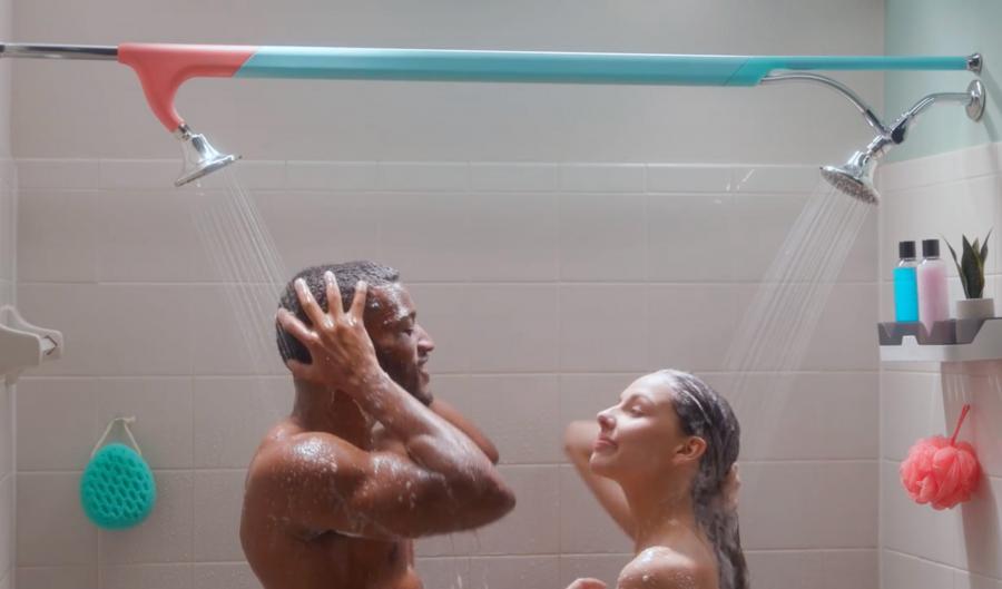 Tandem Shower Kit Converts Your Shower Head Into a Double Shower Head