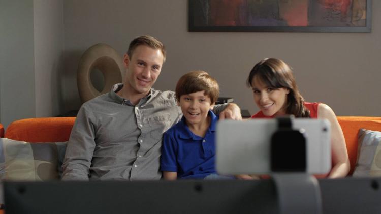 TellyMount Smart Phone Television Mount For Easy TV Video Calling