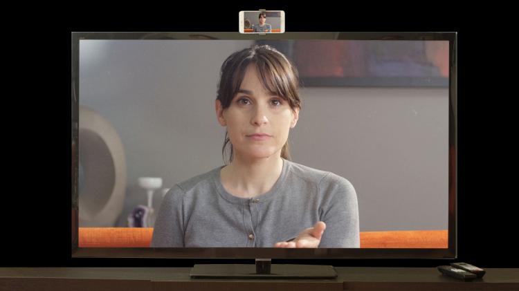 TellyMount Smart Phone Television Mount For Easy TV Video Calling