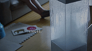 Tempescope Weather Visualizer - Box simulates real rain, clouds, fog, thunderstorms, lightning, sunshine in self contained box