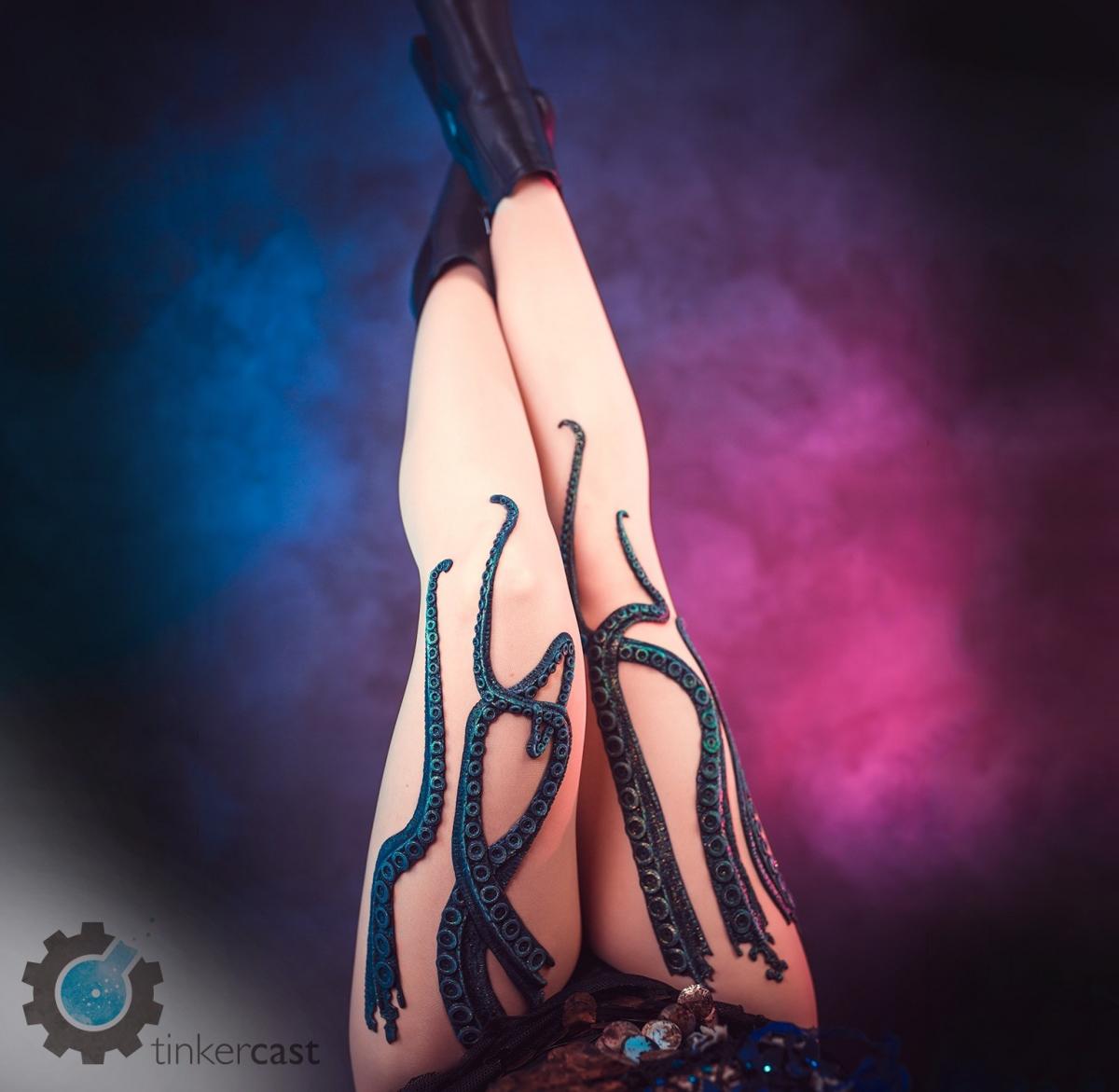 Tentacle Tights - Octopus Tights - Ursula Tights - Sea-Creature Tights