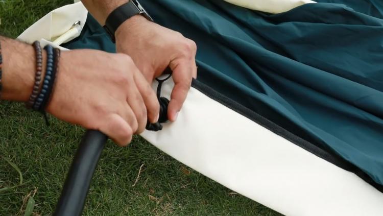 TentTube Inflatable Tent Sets Up In Seconds - Hand pump inflatable camping tent