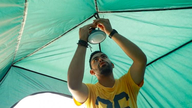 TentTube Inflatable Tent Sets Up In Seconds - Hand pump inflatable camping tent